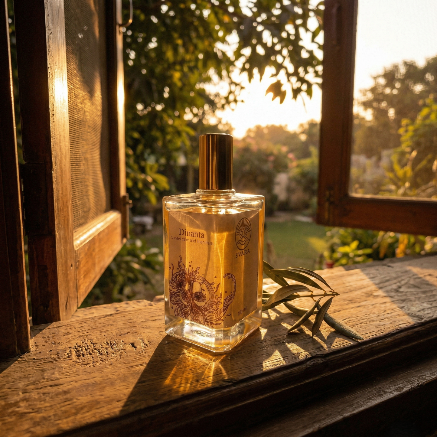 Dinanta clean beauty fragrance India – skin safe alcohol free perfume with Indian botanicals by Svara