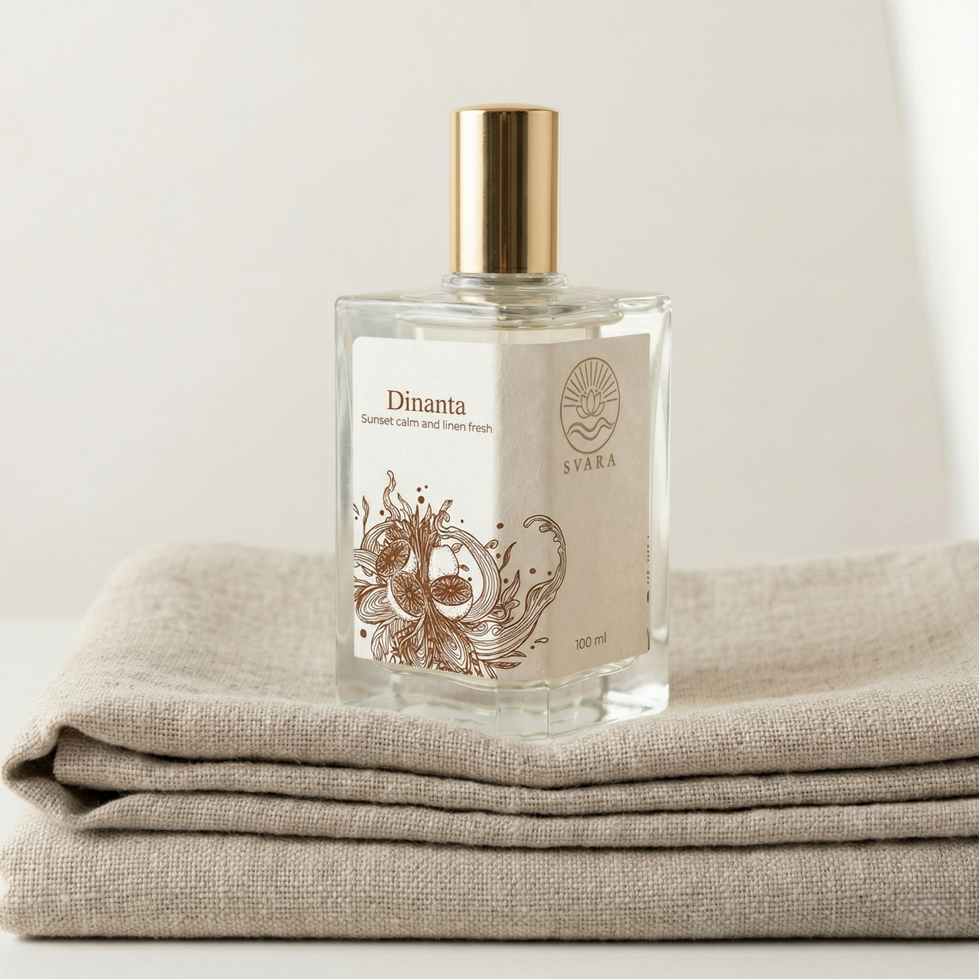 Svara Dinanta self care perfume India – golden hour evening ritual for grounded calm