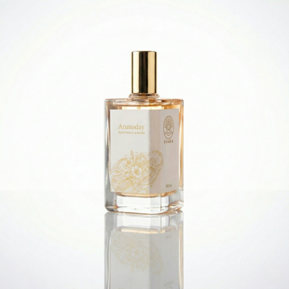 Svara Arunodya – luxury wellness brand India, skin safe oil based perfume for sensitive skin