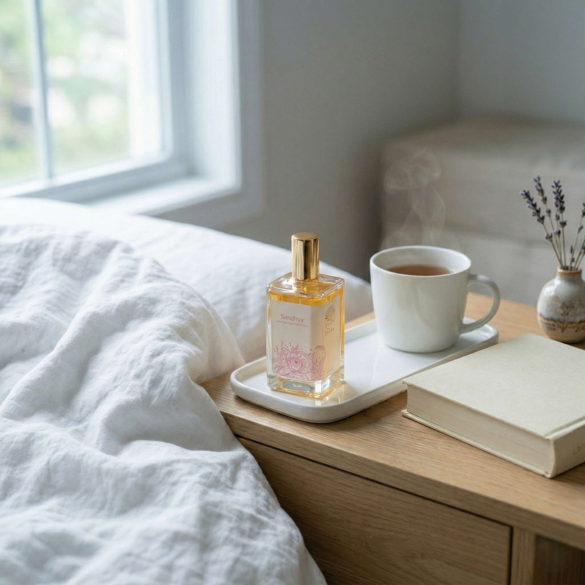 Svara Sandhya wellness gift India – magnesium infused floral citrus alcohol free perfume gifting