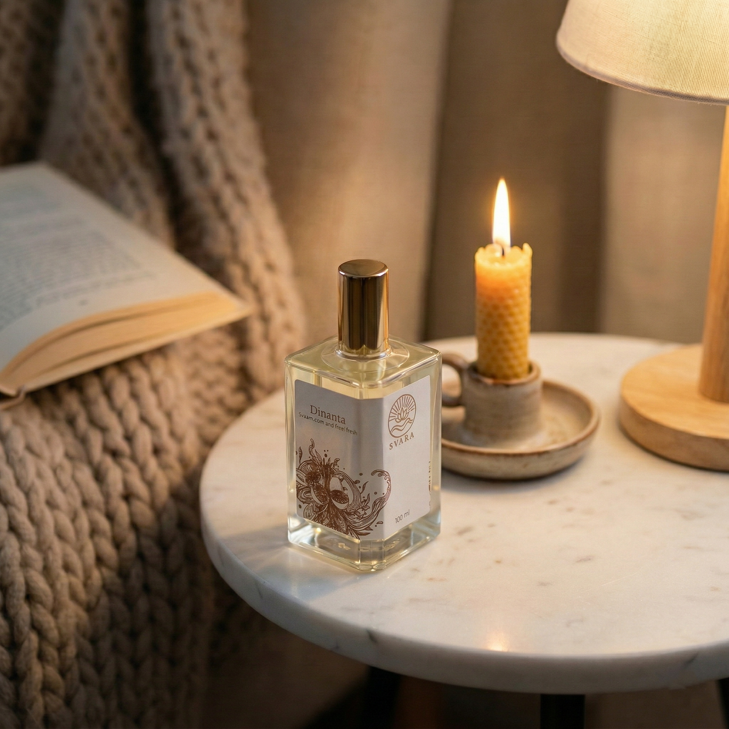 Svara Dinanta wellness gift India – luxury magnesium infused alcohol free perfume gifting